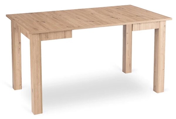 Stół Kwadratowy Rozkładany BEN 80-200 cm Dąb Artisan Skandynawski