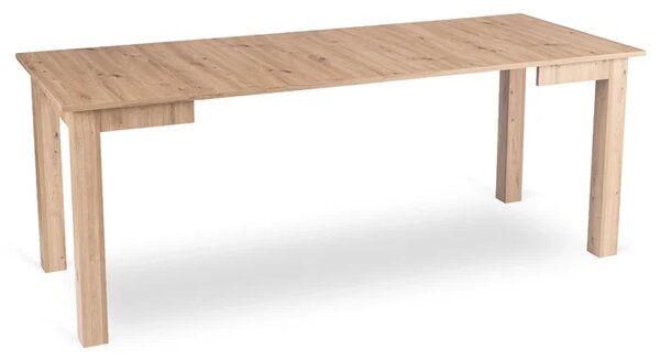 Stół Kwadratowy Rozkładany BEN 80-200 cm Dąb Artisan Skandynawski