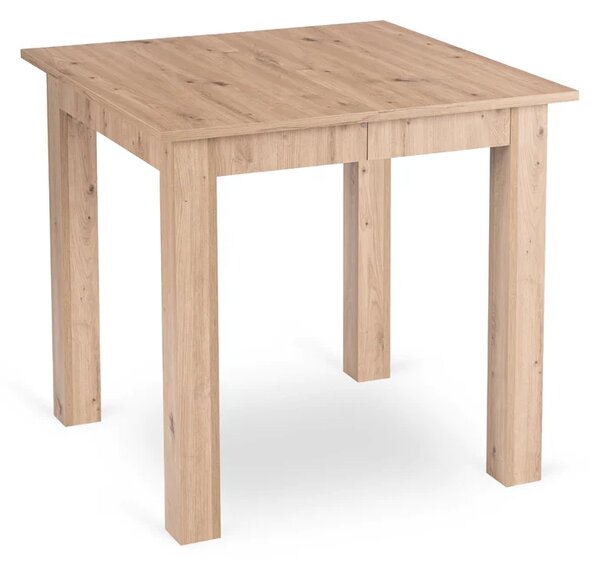Stół Kwadratowy Rozkładany BEN 80-200 cm Dąb Artisan Skandynawski