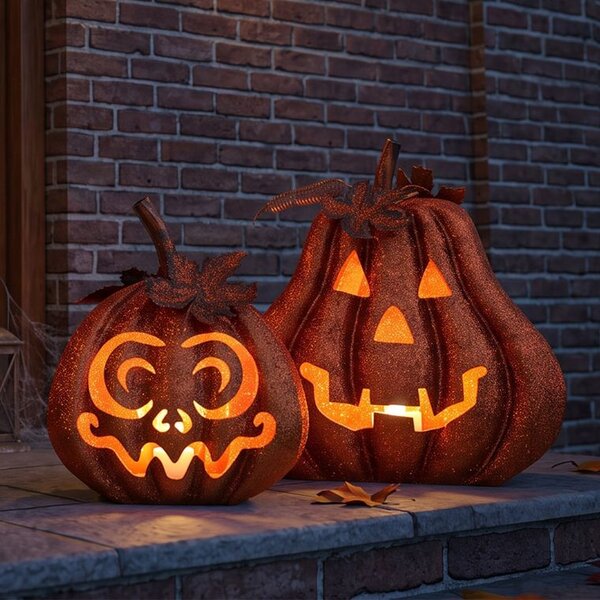 Metalowa latarnia DYNIA HALLOWEEN 21 cm