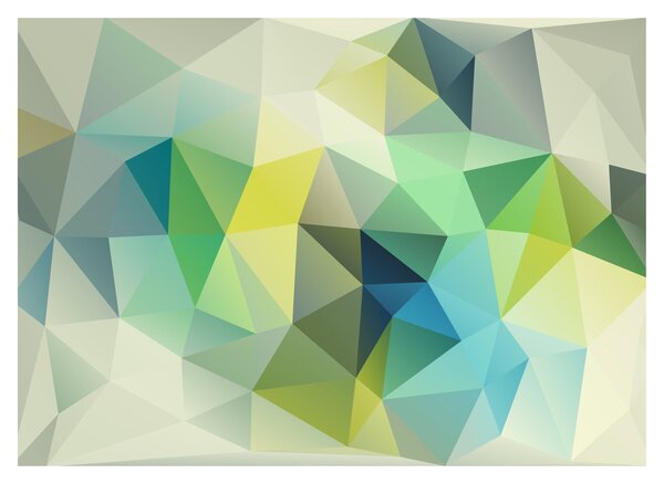 Obraz na szkle abstrakcji geometrycznej (70x50 cm)