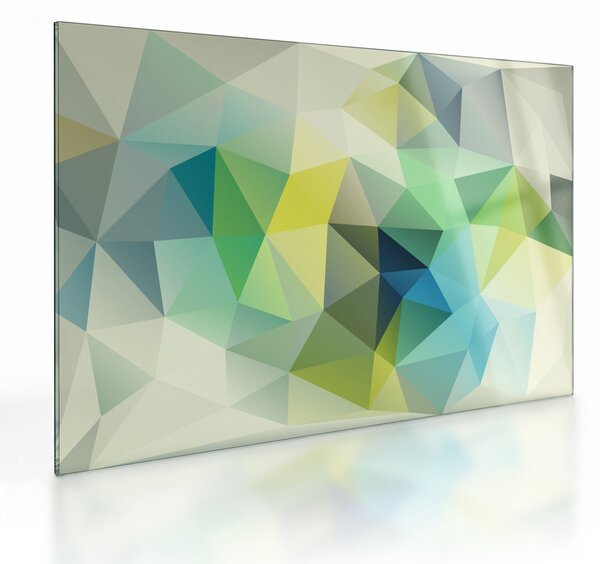 Obraz na szkle abstrakcji geometrycznej (70x50 cm)