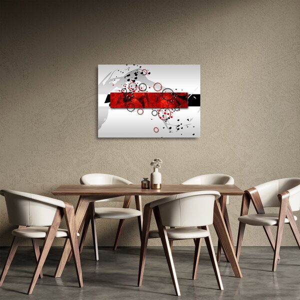 Obraz na szkle abstrakcji (70x50 cm)
