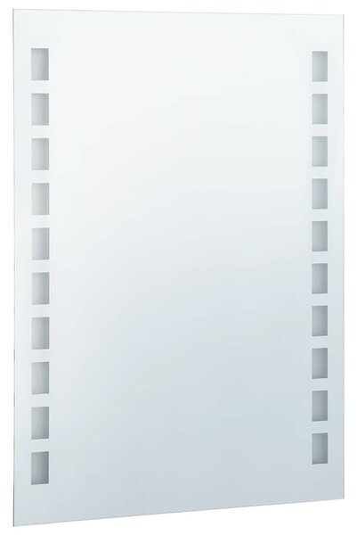 Ścienne lustro łazienkowe z LED, 60 x 80 cm