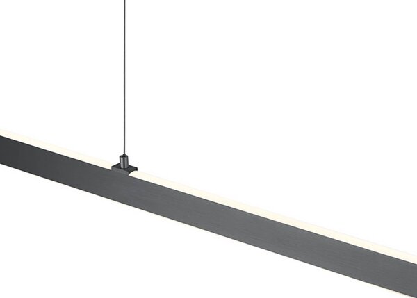 HELL Lampa wisząca Karo, możliwość ściemniania, czarny, salon / jadalnia, metal, nowoczesny