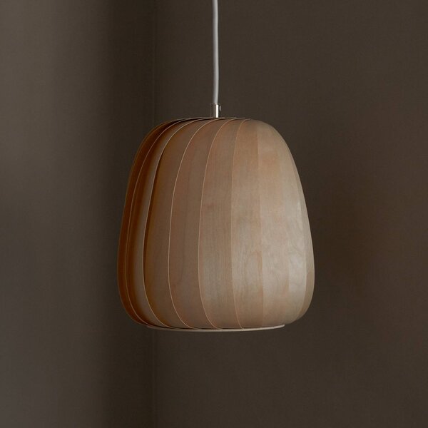Tom Rossau Lampa wisząca ST906, możliwość ściemniania, jasne drewno, salon / jadalnia, drewno, skandynawski