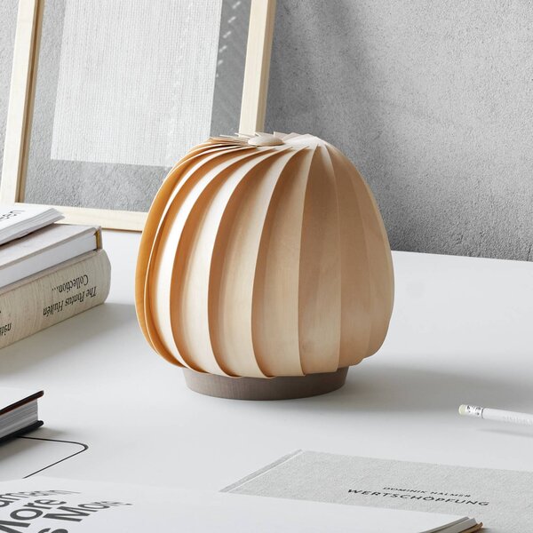 Tom Rossau Lampa stołowa ST906 Mini, jasne drewno, salon / jadalnia, drewno, skandynawski