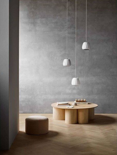 Tom Rossau Lampa wisząca ST906 Mini, możliwość ściemniania, biały / opal, salon / jadalnia, papier / lunolit / lunopal, skandynawski