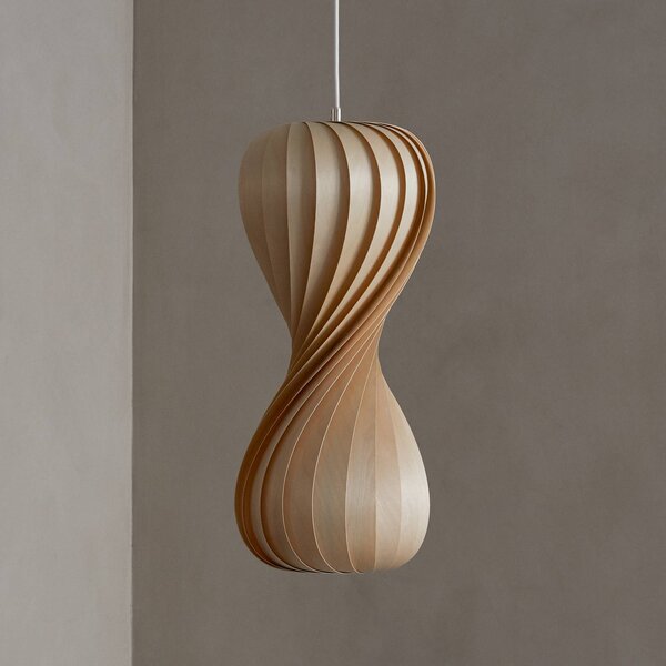 Tom Rossau Lampa wisząca TR7, możliwość ściemniania, jasne drewno, salon / jadalnia, drewno, skandynawski