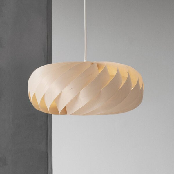 Tom Rossau Lampa wisząca TR5, możliwość ściemniania, jasne drewno, salon / jadalnia, drewno, skandynawski