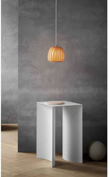 Tom Rossau Lampa wisząca ST906 Mini, możliwość ściemniania, jasne drewno, salon / jadalnia, drewno, skandynawski