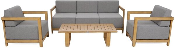 Zestaw mebli ogrodowych HOME & GARDEN Lyon 109372 Szaro-brązowy