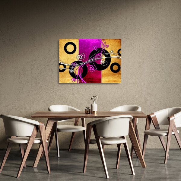 Obraz na szkle abstrakcji (70x50 cm)