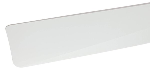 Wentylator sufitowy Lucande Ventoro, średnica 132 cm, biały, metalowy Ventoro, biały / opal, salon / jadalnia, metal, nowoczesny