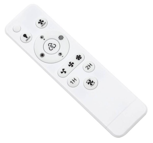 Wentylator sufitowy LED Lindby Teleo, Ø 58 cm, biały, DC, Tuya Teleo Lindby, możliwość ściemniania, biały / opal, salon / jadalnia, tworzywo sztuczne, nowoczesny