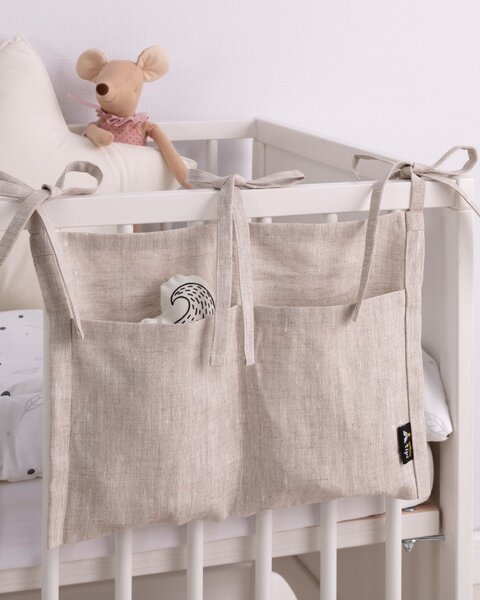 Organizer na łóżeczko Linen Beige