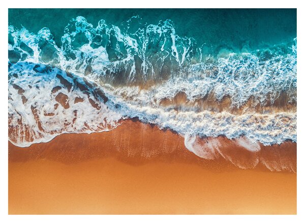 Obraz na szkle plaży morskiej (70x50 cm)
