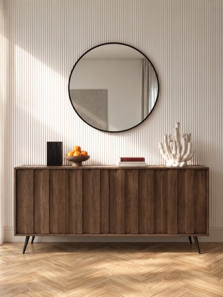 Komoda Flaro 183 cm z oświetleniem - dąb dunin