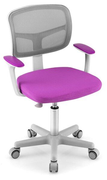 Dziecięce krzesło z regulowaną wysokością purpurowe