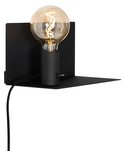 Nowoczesna lampa ścienna czarna magnetyczna regulowana - Muro