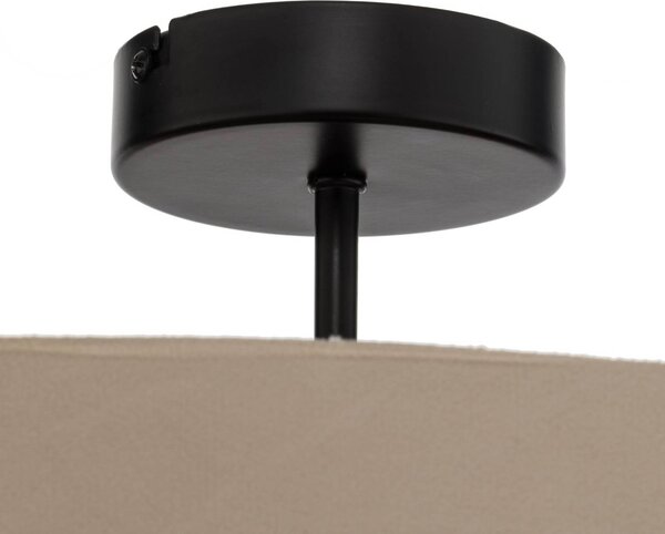 Lampa sufitowa Jusari Lindby, możliwość ściemniania, kremowy / amber, salon / jadalnia, tkanina / materiał / jedwab, nowoczesny
