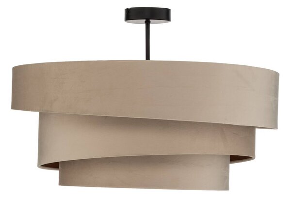 Lampa sufitowa Jusari Lindby, możliwość ściemniania, kremowy / amber, salon / jadalnia, tkanina / materiał / jedwab, nowoczesny