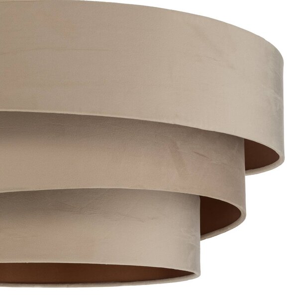 Lampa sufitowa Jusari Lindby, możliwość ściemniania, kremowy / amber, salon / jadalnia, tkanina / materiał / jedwab, nowoczesny