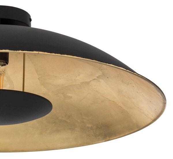 Lampa sufitowa Emilienne Lindby, możliwość ściemniania, czarny, salon / jadalnia, metal, nowoczesny