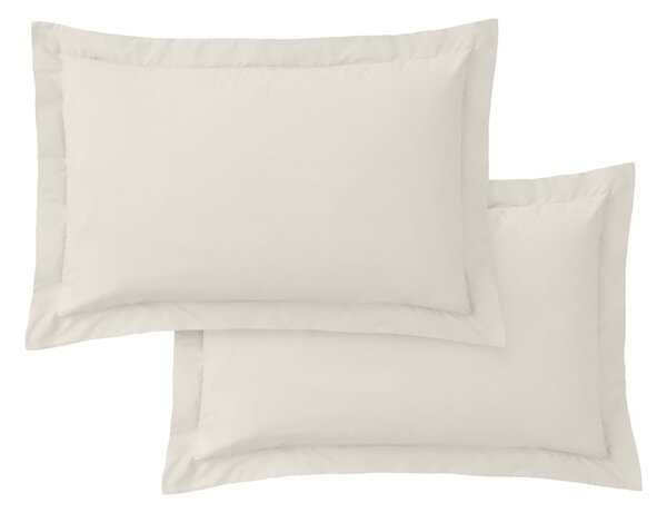 Poszewki na poduszki z perkalu bawełnianego zestaw 2 szt. 50x75 cm Cotton Percale – Bianca