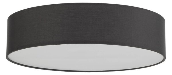Lampa sufitowa Sebatin Lindby, możliwość ściemniania, aluminiowy / szary / cynkowy, sypialnia, tkanina / materiał / jedwab, nowoczesny
