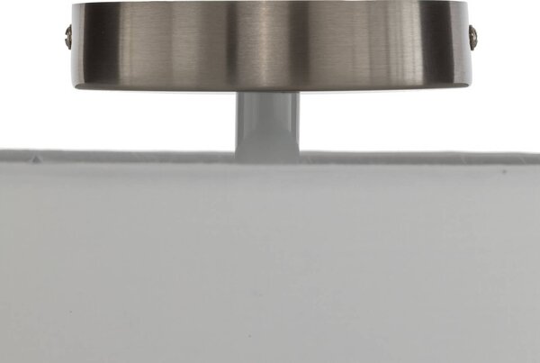 Lampa sufitowa Sebatin Lindby, możliwość ściemniania, kremowy / amber, sypialnia, tkanina / materiał / jedwab, nowoczesny