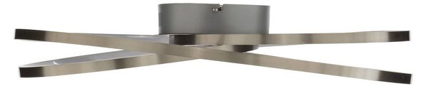 Lampa sufitowa LED Joline Lindby, możliwość ściemniania, aluminiowy / szary / cynkowy, salon / jadalnia, metal, nowoczesny