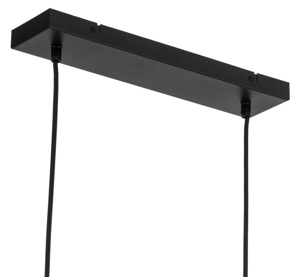 Lampa wisząca Trebale Lindby, możliwość ściemniania, czarny, salon / jadalnia, metal, skandynawski