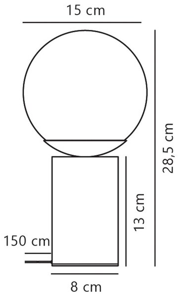 Nordlux Lampa stołowa Lilly Marble, brązowy / rdzawy, salon / jadalnia, kamień