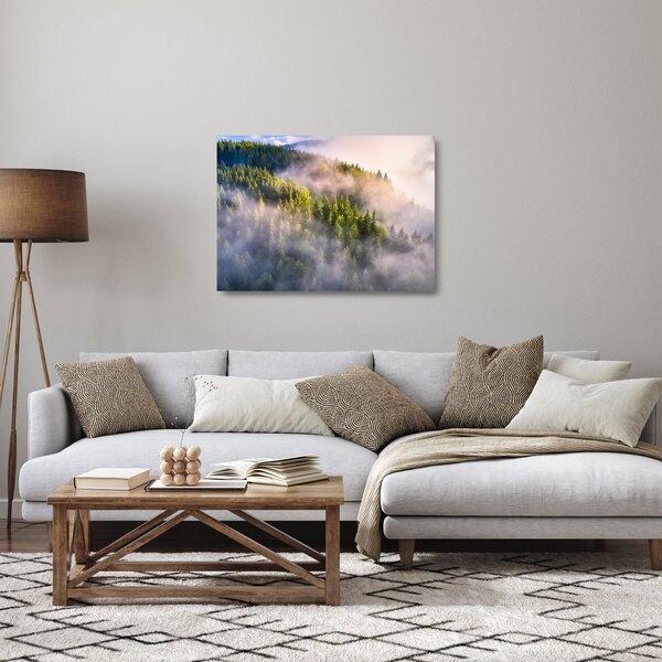 Obraz na szkle górskiego krajobrazu (70x50 cm)