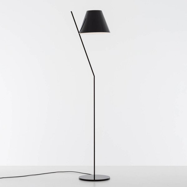 Lampa Podłogowa Artemide, La Petite, czarny, salon, tworzywo sztuczne, design