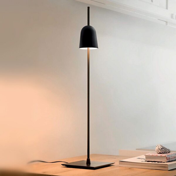 Lampa Stołowa Luceplan, Ascent, ściemnialny, czarny, salon, metal, design