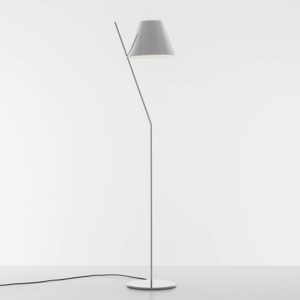 Lampa Podłogowa Artemide, La Petite, biały, salon, tworzywo sztuczne, design