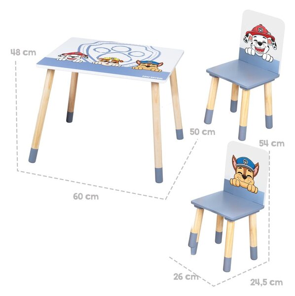 Zestaw mebli dla dzieci Paw Patrol – Roba