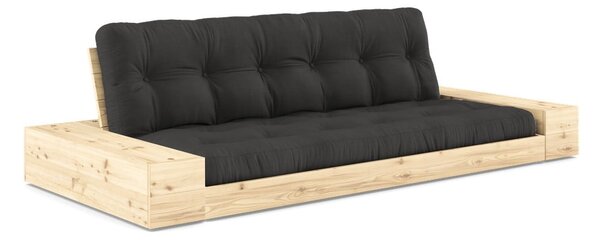 Ciemnoszara rozkładana sofa 244 cm Base – Karup Design
