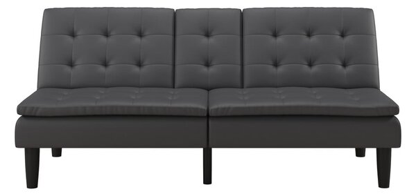 Szara rozkładana sofa z imitacji skóry 191 cm Maine – Støraa