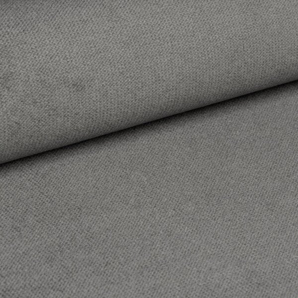 Łóżko tapicerowane COMFINO VELVET z wysuwanym miejscem do spania 120x200 cm, szare