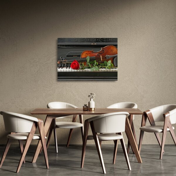 Obraz na szkle - Pamięć muzyka (70x50 cm)