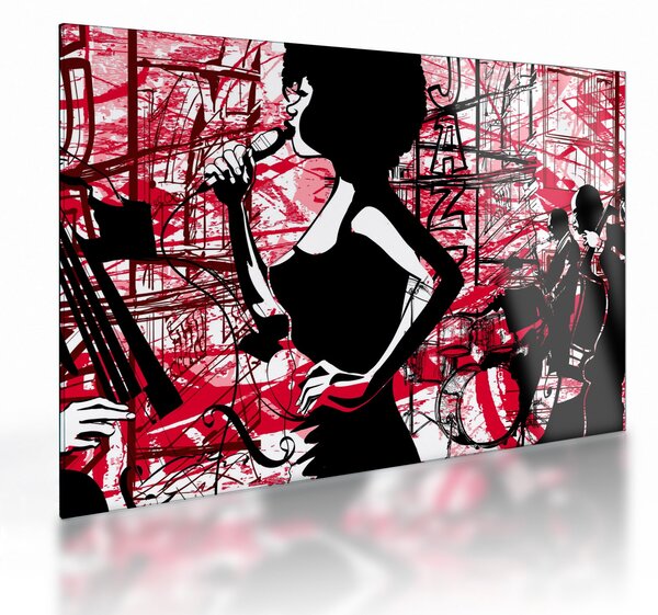 Obraz na szkle - Jazz (70x50 cm)