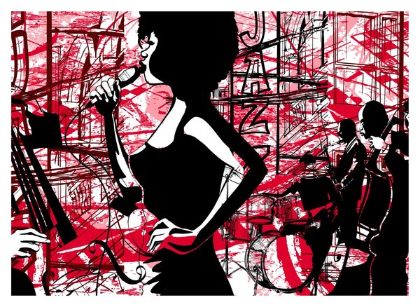 Obraz na szkle - Jazz (70x50 cm)
