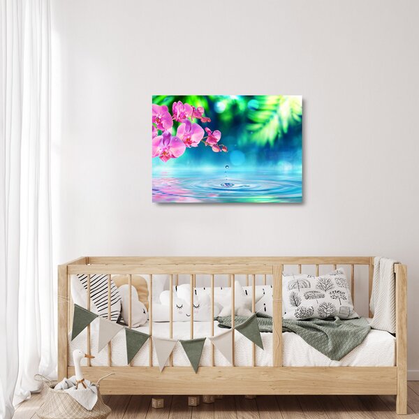 Obraz na szkle - Orchidea (70x50 cm)