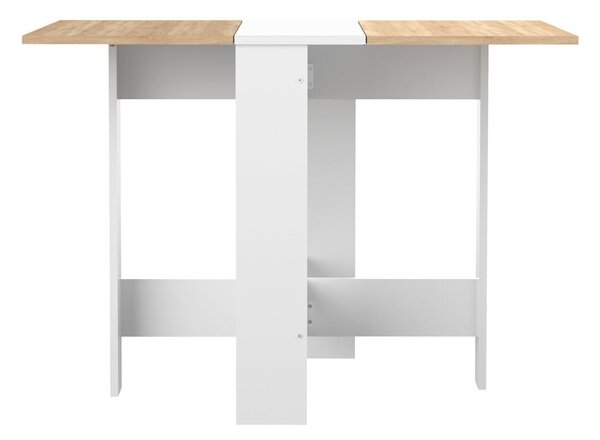 Rozkładany stół z blatem w dekorze dębu 76x28 cm Papillon – TemaHome