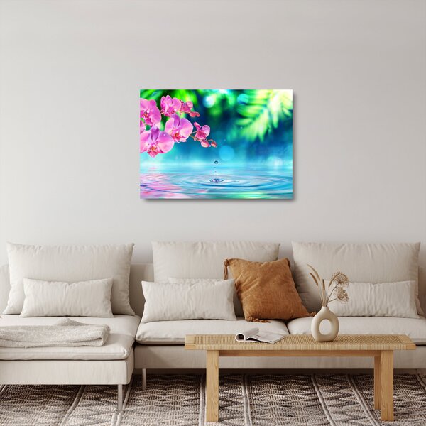Obraz na szkle - Orchidea (70x50 cm)