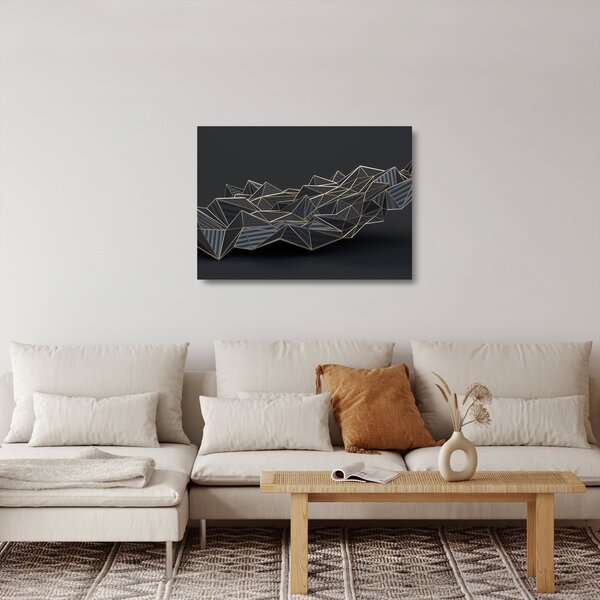 Obraz na szkle abstrakcji (70x50 cm)