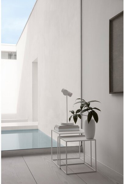 Biały ceramiczny wazon Blomus, wys. 25 cm